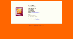 Desktop Screenshot of carremilano.it