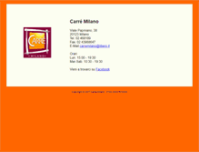 Tablet Screenshot of carremilano.it